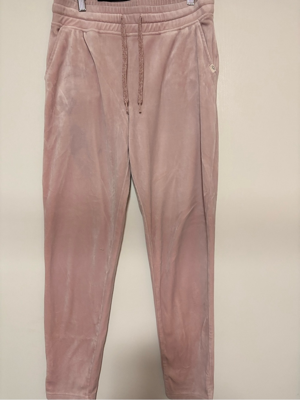 UGG Blush Pink Velour Drawstring Joggers